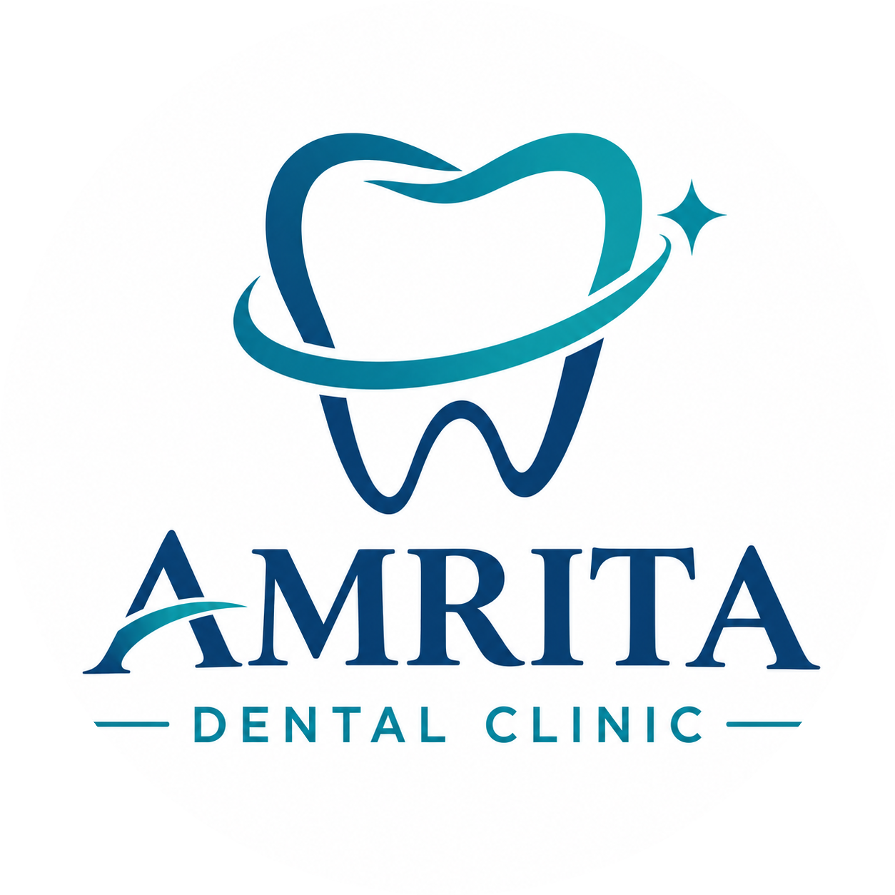 Amrita Dental Clinic official logo